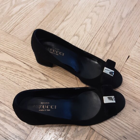 Sesto Meucci black suede pumps - Picture 2 of 3